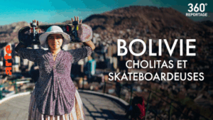 Bolivie, cholitas et skateboardeuses  - Bolivie Cholitas Droits des femmes Femmes Skateboard Vid&eacute;o