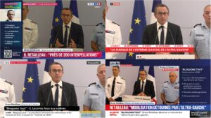 #BloquonsTout : un journalisme de pr&eacute;fecture sous escorte polici&egrave;re  - 10 septembre BloquonsTout IndignonsNous Manifestation M&eacute;dias