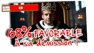 Zapping ouf : 68% des Fran&ccedil;ais favorables &agrave; la d&eacute;mission du Roi Macron  - Humour Revue d'actu Vid&eacute;o Zapping