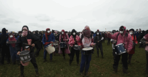 Sainte-Soline : un dispositif de com&rsquo; exceptionnel pour &laquo;&nbsp;documenter la violence des manifestants&nbsp;&raquo;  - Action environnementale Bassines Environnement &Eacute;tat policier Manifestation M&eacute;gabassines Police Sainte-Soline