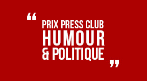 Prix de l’humour politique 2025 : le palmarès d'une année pas très drôle  - Humour Politique Prix Press club Humour et politique