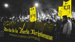 Au d&eacute;fil&eacute; d'extr&ecirc;me droite &agrave; Paris : &laquo; Ne restez pas trop longtemps ici. Ils vous ont rep&eacute;r&eacute;s &raquo;  - Antifascisme Extr&ecirc;me-droite Fascisme GUD Paris Paris Fiert&eacute; Police Racisme Ultra-droite