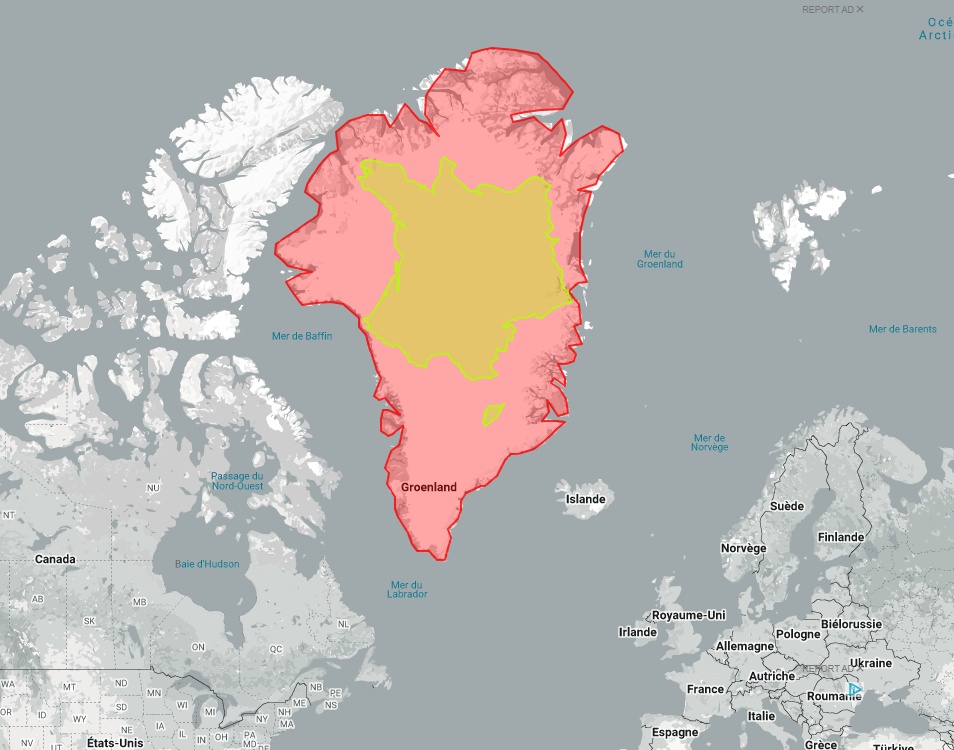 Cartes d&eacute;form&eacute;es, monde biais&eacute; : le Groenland, Mercator et le pouvoir des illusions  - Arctique Cartographie Donald Trump G&eacute;ographie Groenland Mercator