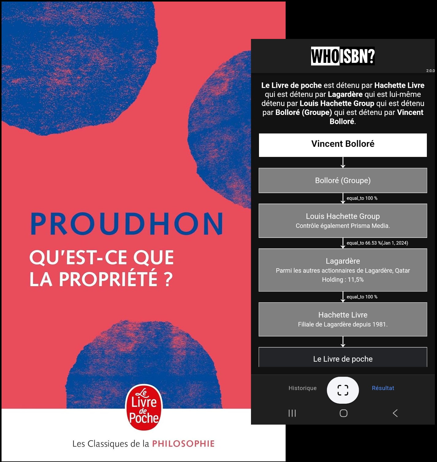 "QUISBN?" L'app qui r&eacute;v&egrave;le ce que ton livre te cache (le Yuka de la litt&eacute;rature)  - Appli mobile &Eacute;diteurs Litt&eacute;rature Livres QUISBN? Yuka