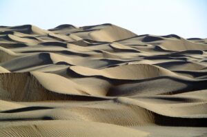 La Chine a transform&eacute; le d&eacute;sert du Taklamakan en for&ecirc;t qui absorbe CO₂  - Changement climatique Chine Climat CO2 D&eacute;sert D&eacute;sert du Taklamakan Environnement For&ecirc;ts Gaz &agrave; effet de serre