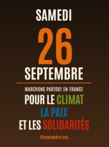 &laquo;&nbsp;Samedi 26 septembre, nous serons dans la rue&nbsp;&raquo;&nbsp;: appel citoyen pour un plan d&rsquo;urgence climatique  - Action environnementale Agriculture Associations Biodiversit&eacute; Canicule Changement climatique Climat &Eacute;cologie Environnement For&ecirc;ts GIEC Incendies Initiatives Lutte environnementale Nature P&eacute;titions