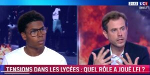 Quand les m&eacute;dias consacrent un repr&eacute;sentant lyc&eacute;en&hellip; non lyc&eacute;en au service de Gabriel Attal  - D&eacute;sinformation &Eacute;ducation &Eacute;tudiants Ind&eacute;pendance des m&eacute;dias Jeunesse Journalisme Manifestation Manipulation des m&eacute;dias Nathana&euml;l Combary R&eacute;pression polici&egrave;re Syndicats
