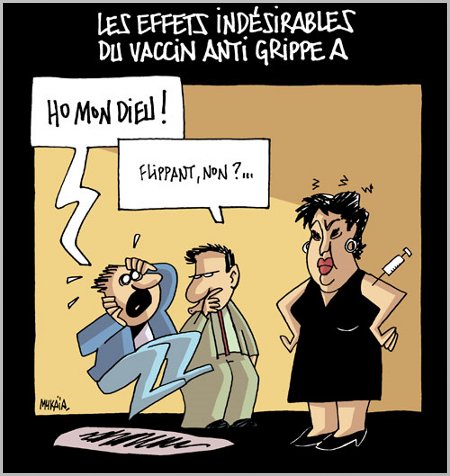 Humour vaccin grippe A Bachelot
